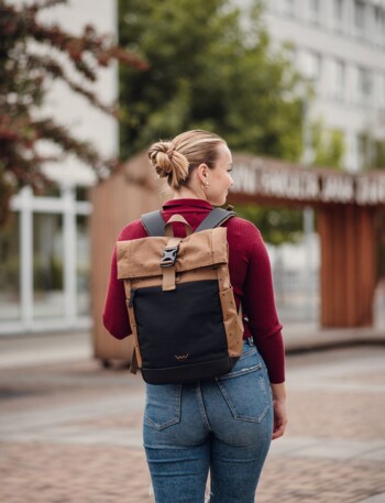 Městský batoh hnědý - Vuch Virion Dotty