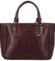 Dámská kabelka do ruky tmavě vínová - Firenze Matia