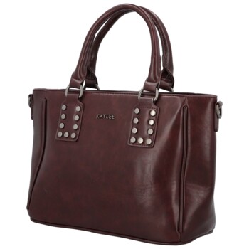 Dámská kabelka do ruky tmavě vínová - Firenze Matia