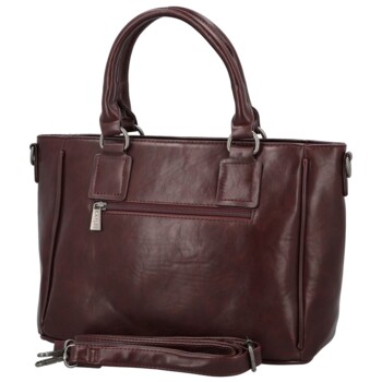 Dámská kabelka do ruky tmavě vínová - Firenze Matia