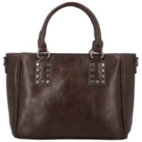 Dámská kabelka do ruky tmavě hnědá - Firenze Matia