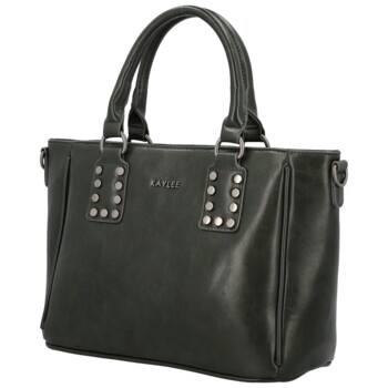 Dámská kabelka do ruky tmavě zelená - Firenze Matia