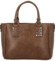 Dámská kabelka do ruky hnědá - Firenze Matia