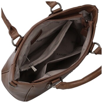 Dámská kabelka do ruky hnědá - Firenze Matia