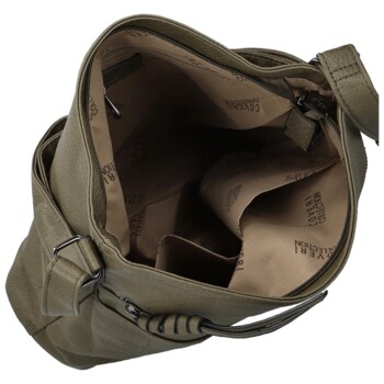 Dámská crossbody kabelka tmavě zelená - Coveri Chantalls new