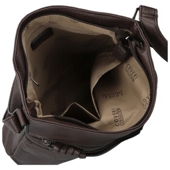Dámská crossbody kabelka coffee - Coveri Chantalls new