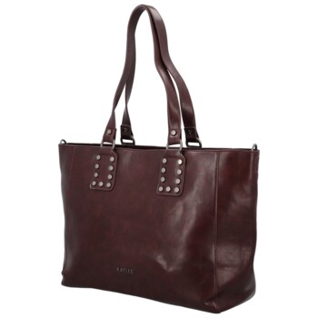 Dámská kabelka na rameno tmavě vínová - Firenze Niel