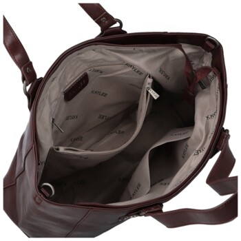 Dámská kabelka na rameno tmavě vínová - Firenze Niel