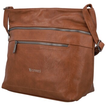 Dámská crossbody kabelka hnědá - Coveri Aysana new