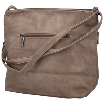 Dámská crossbody kabelka taupe - Coveri Aysana new