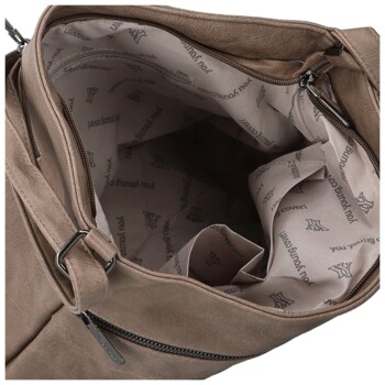 Dámská crossbody kabelka taupe - Coveri Aysana new