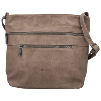 Dámská crossbody kabelka taupe - Coveri Aysana new