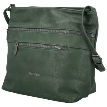 Dámská crossbody kabelka tmavě zelená - Coveri Aysana new
