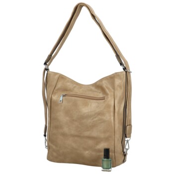 Dámský kabelko/batoh tmavě béžový - Romina & Co Bags Tonandis