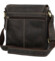 Pánská kožená crossbody taška hnědá - Sendi Design Alain