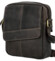 Pánská kožená crossbody taška hnědá - Sendi Design Dean