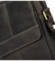 Pánská kožená crossbody taška hnědá - Sendi Design Dean