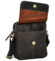 Pánská kožená crossbody taška hnědá - Sendi Design Dean