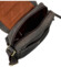 Pánská kožená crossbody taška hnědá - Sendi Design Fidlo
