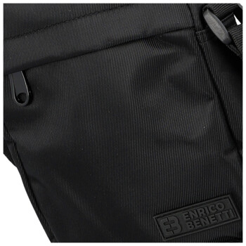 Pánská crossbody taška černá - Enrico Benetti Finde