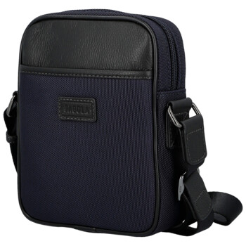 Pánská crossbody taška modrá - Fagola Milany