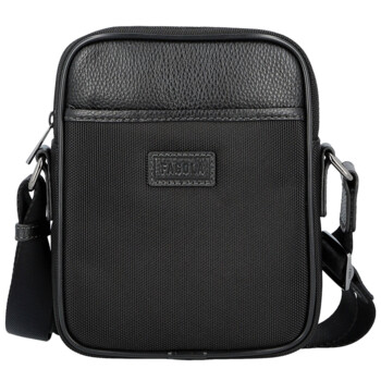 Pánská crossbody taška černá - Fagola Milany