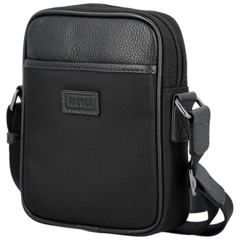 Pánská crossbody taška černá - Fagola Milany