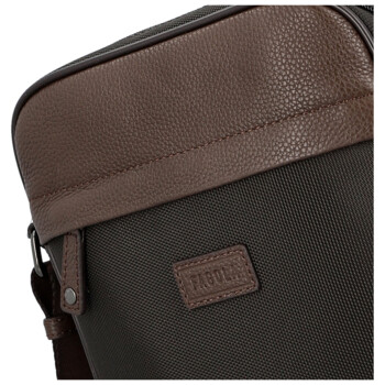 Pánská crossbody taška hnědá - Fagola Jeris