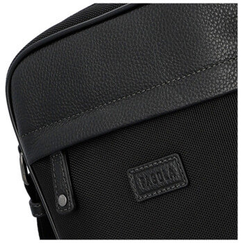 Pánská crossbody taška černá - Fagola Jeris