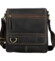 Pánská kožená crossbody taška hnědá - Sendi Design Alain