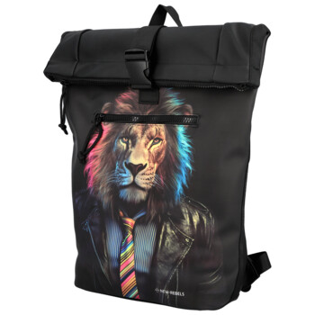 Batoh černý - New Rebels Lion