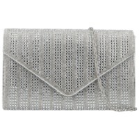 Dámská plesová kabelka stříbrná - Michelle Moon Diliara
