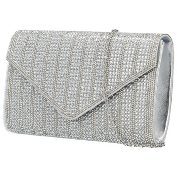 Dámská plesová kabelka stříbrná - Michelle Moon Diliara