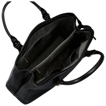 Dámská kožená kabelka do ruky černá - Katana Siara