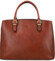 Dámská kožená kabelka do ruky hnědá - Katana Siara