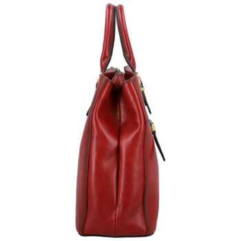 Dámská kožená kabelka do ruky vínová - Katana Siara