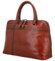 Dámská kožená kabelka do ruky hnědá - Katana Arifa