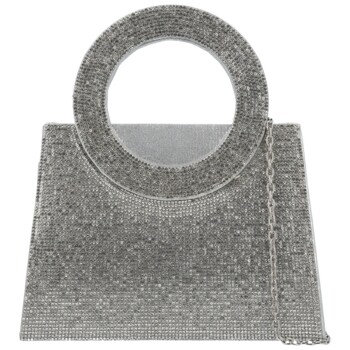 Dámská plesová kabelka stříbrná - Michelle Moon Alette