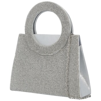 Dámská plesová kabelka stříbrná - Michelle Moon Alette