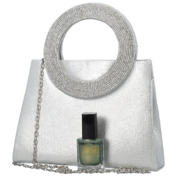 Dámská plesová kabelka stříbrná - Michelle Moon Alette