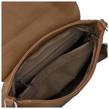 Dámská crossbody kabelka hnědá - Firenze Holly