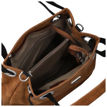 Dámská kabelka na rameno koňaková - Firenze Venesa