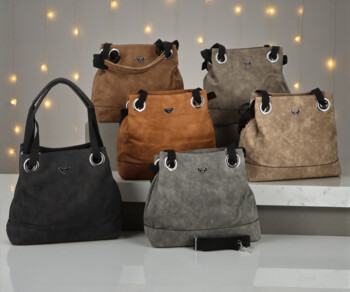 Dámská kabelka na rameno šedá - Firenze Venesa