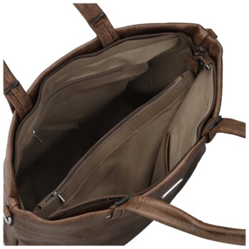 Dámská kabelka na rameno hnědá - Firenze Halija