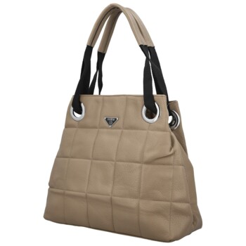 Dámská kabelka na rameno béžová - Firenze Enya