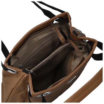 Dámská kabelka na rameno hnědá - Firenze Enya