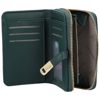 Dámská peněženka tmavě zelená - Coveri Leroy