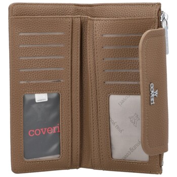 Dámská peněženka tmavě béžová - Coveri Caiti