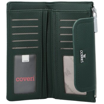Dámská peněženka tmavě zelená - Coveri Caiti