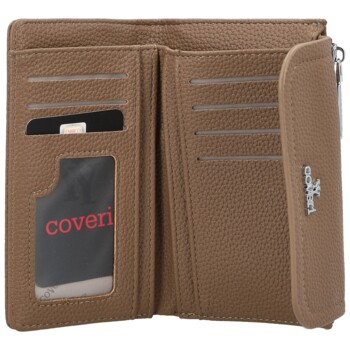 Dámská peněženka tmavě béžová - Coveri Kenzy